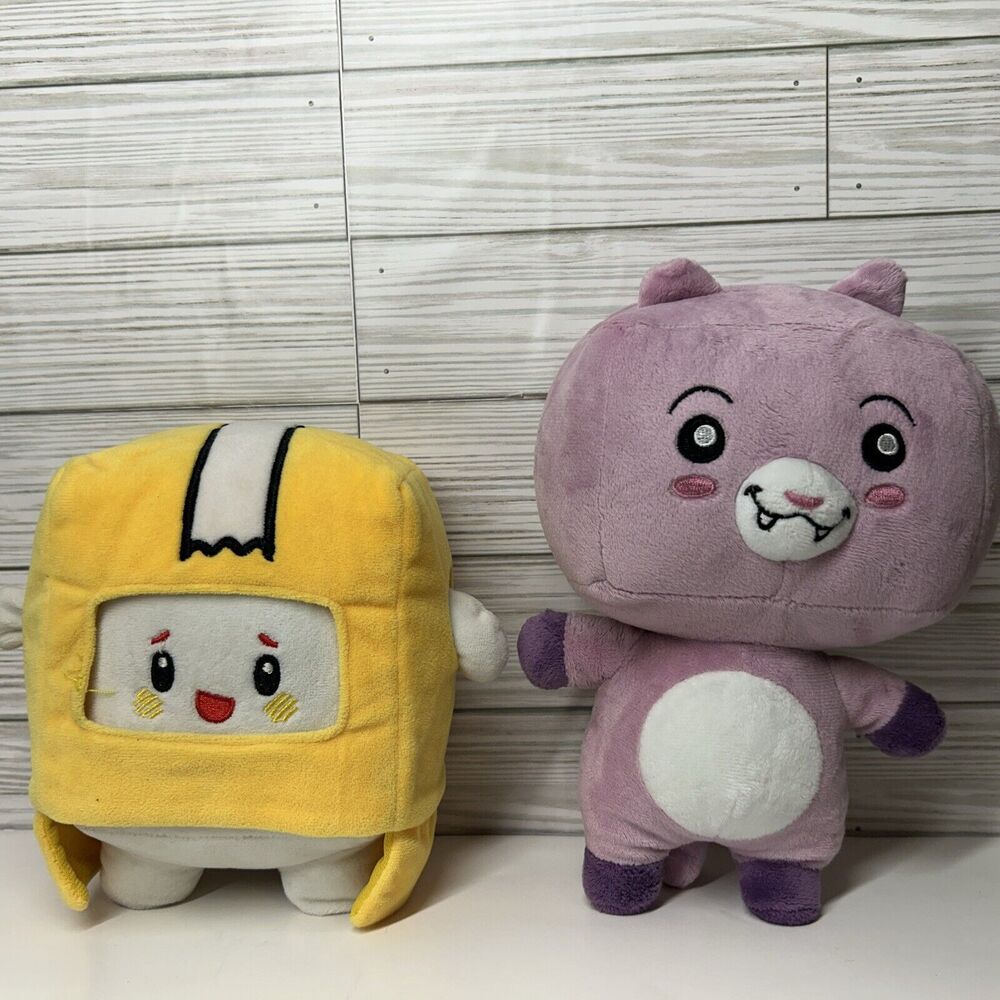 Foxy and Boxy 2 Pack Set Toys Lanky Box Plushy Stuffed Animals